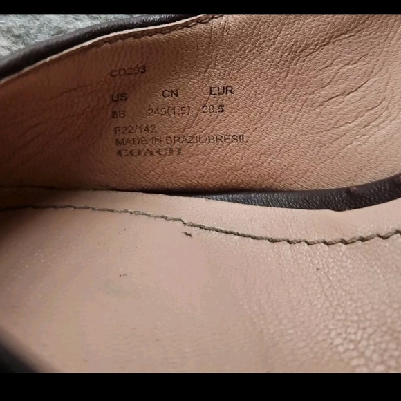 Coach Womens Brown Skyler Pump In Signature Jacquard 8 - Picture 11 of 16